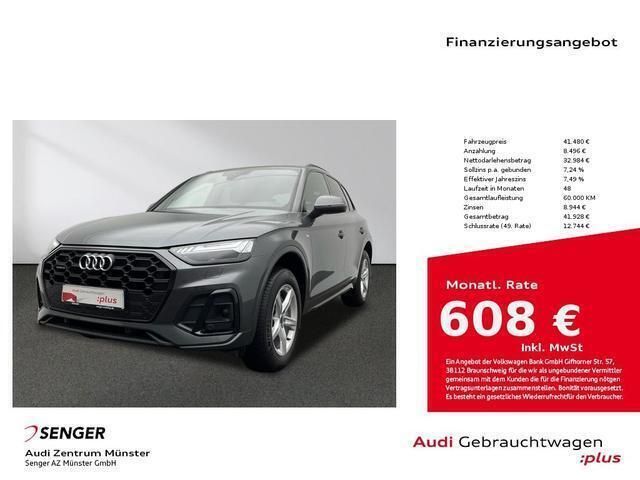 Daytonagrau perleffekt Gebraucht 2022 Audi Q5 Advanced SUV | 42.480 € (Etwas zu teuer) - Bild 1/4