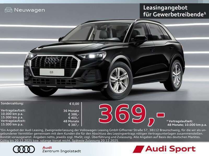 Schwarz Neu 2025 Audi Q3 Sport SUV | 38.450 € (Superpreis) - Bild 1/3