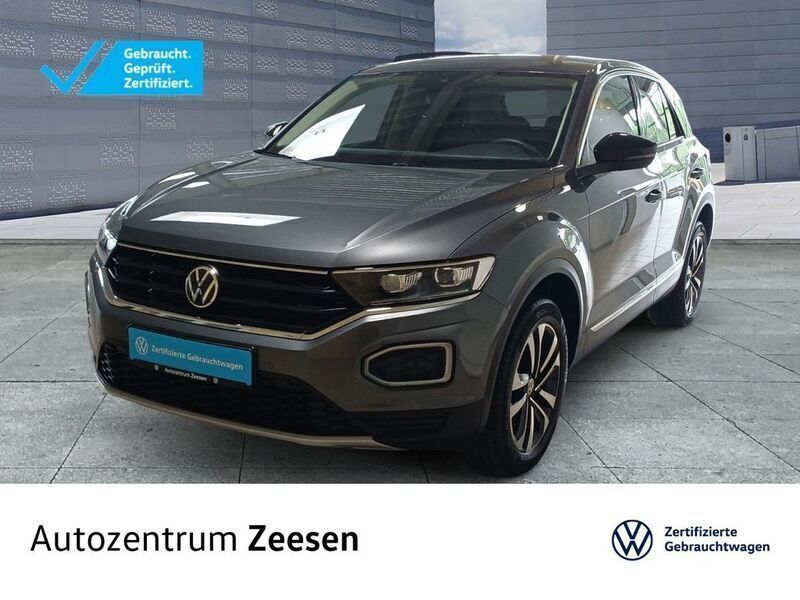 Indiumgrau (metallic) Gebraucht 2021 VW T-Roc United SUV | 23.990 € (Fairer Preis) - Bild 1/4