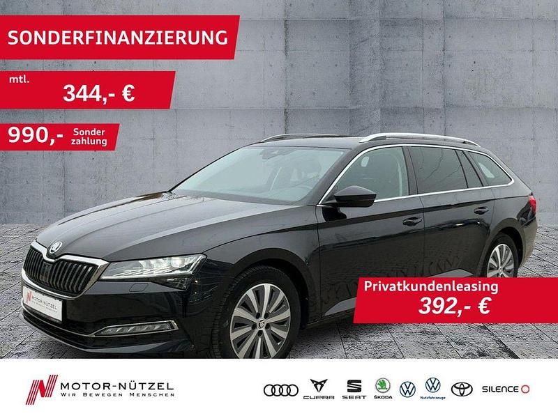 Gebraucht Skoda Superb Style 150 PS (110 kW) 2022 Schwarzmagic perleffekt Kombi