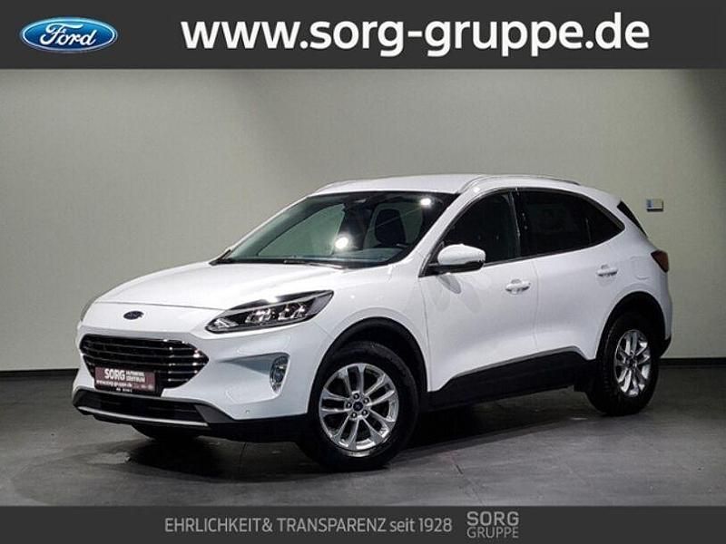 Gebraucht Ford Kuga Titanium 150 PS (110 kW) 2021 Weiß, frozen white SUV