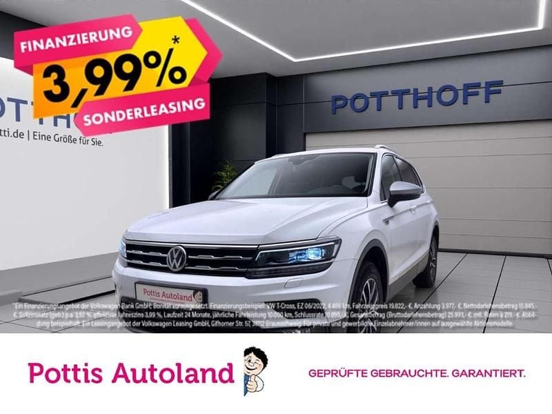 Weiss Gebraucht 2021 VW Tiguan Allspace Comfortline SUV | 24.997 € (Guter Preis) - Bild 1/4