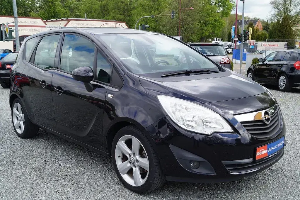 Gebraucht Opel Meriva Edition 101 PS (74 kW) 2010 Schwarz Van / Kleinbus