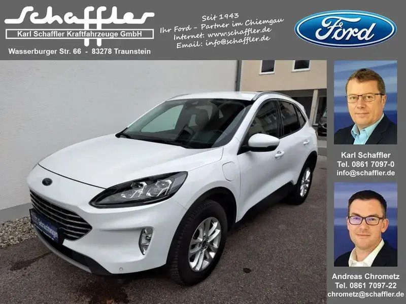 Frostweiß Gebraucht 2021 Ford Kuga Titanium X SUV | 23.990 € (Fairer Preis) - Bild 1/4