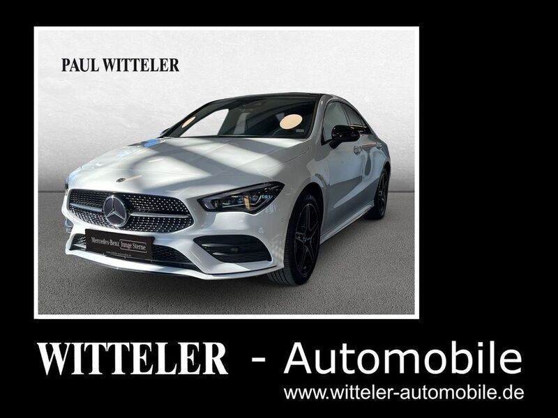 Digitalweiß Gebraucht 2023 Mercedes CLA250e AMG line Limousine | 38.480 € (Etwas zu teuer) - Bild 1/4