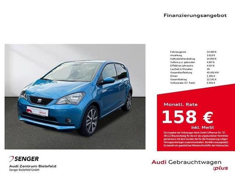 Costa blau Gebraucht 2021 Seat Mii Electric CONNECT Kleinwagen | 14.480 € (Fairer Preis) - Bild 1/3
