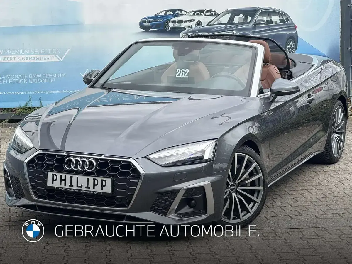 Gebraucht Audi A5 Cabriolet S-Line 265 PS (194 kW) 2021 Daytonagrau perleffekt Cabrio