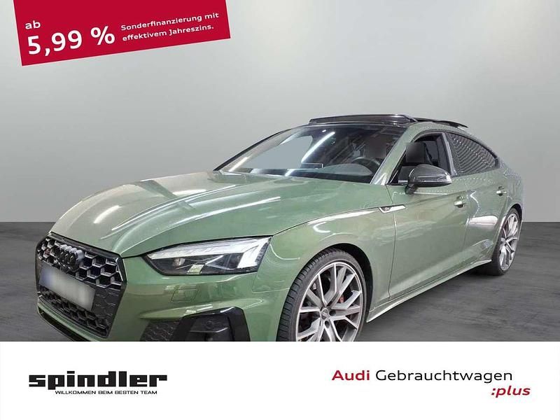 Distriktgrün metallic Gebraucht 2022 Audi S5 Limousine | 49.980 € (Fairer Preis) - Bild 1/2