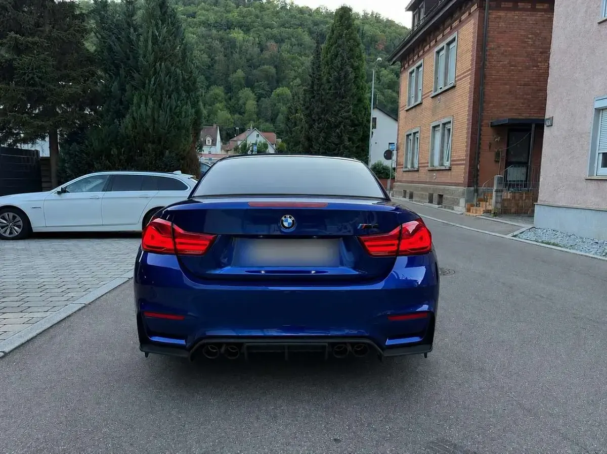 Gebraucht BMW M4 Cabriolet Competition Edition 450 PS (330 kW) 2018 Blau Cabrio