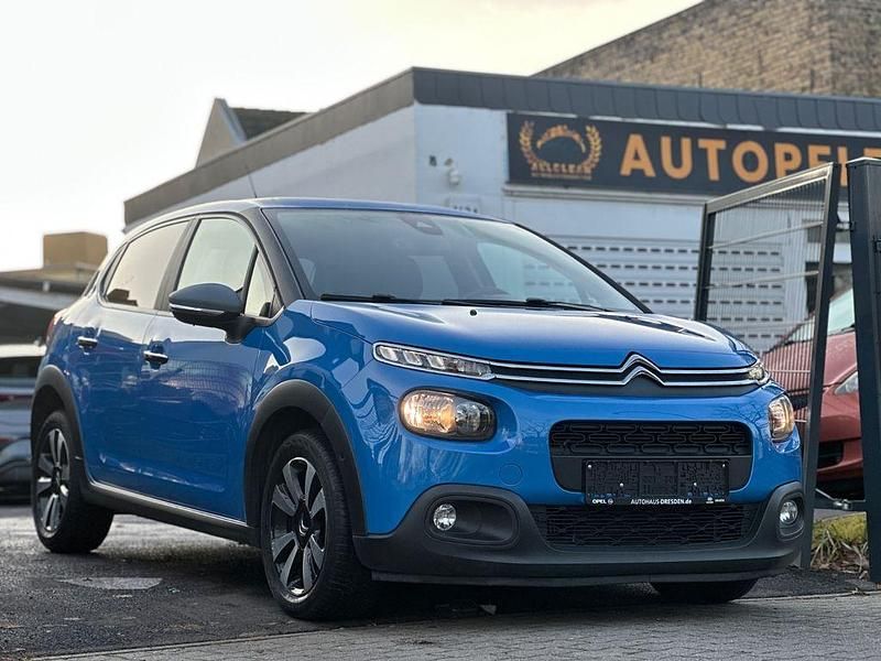 Blau Gebraucht 2017 Citroën C3 Feel Limousine | 8.700 € (Guter Preis) - Bild 1/4