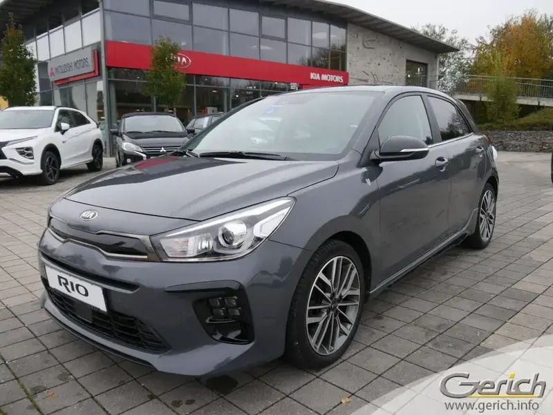 Perennialgrau metallic Gebraucht 2021 Kia Rio GT-Line Kleinwagen | 16.990 € (Fairer Preis) - Bild 1/4
