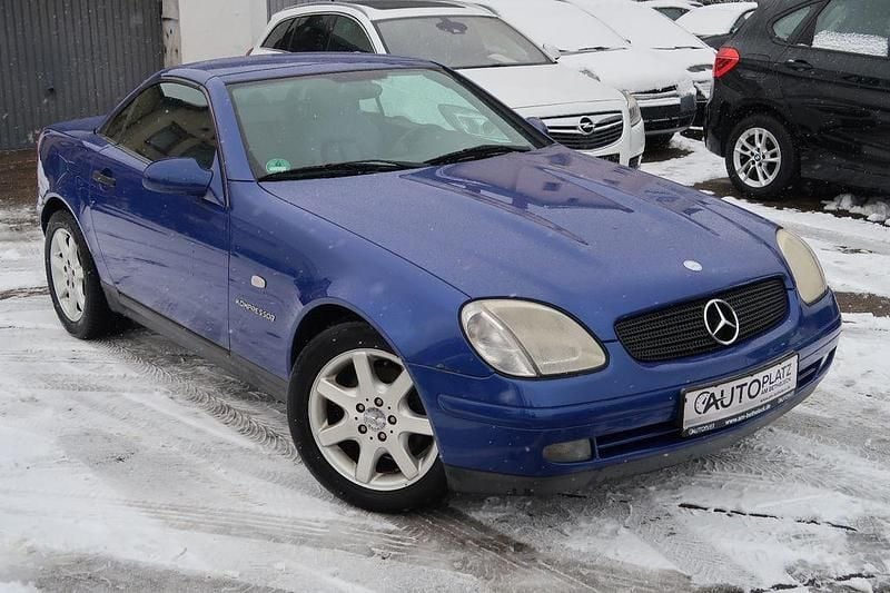 Blau Gebraucht 1998 Mercedes SLK230 Cabrio | 2.750 € (Superpreis) - Bild 1/4