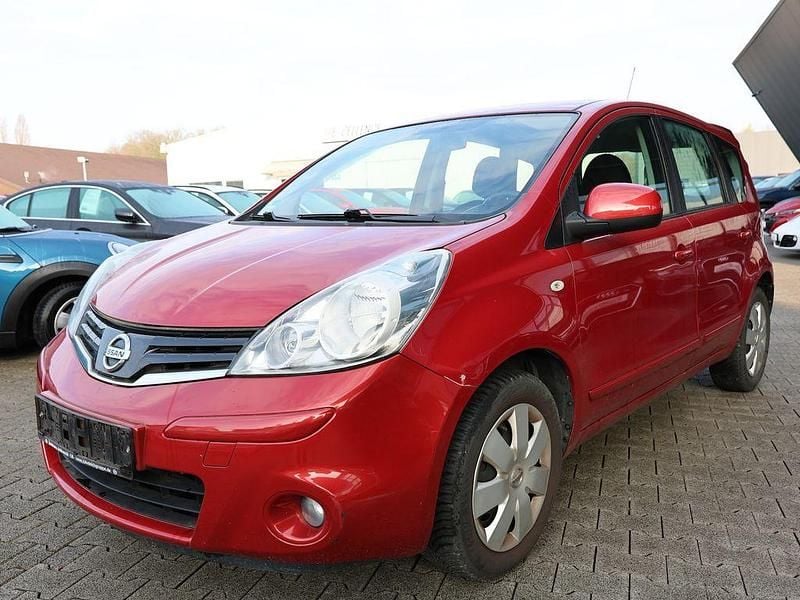 Gebraucht Nissan Note Acenta 88 PS (64 kW) 2009 Rot Kleinwagen