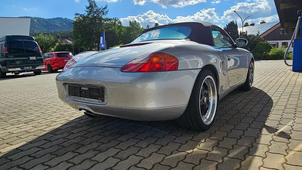 Gebraucht Porsche Boxster 204 PS (150 kW) 1998 Silber Cabrio