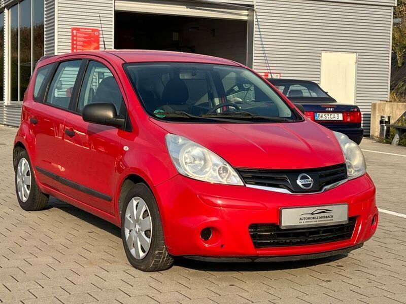 Gebraucht Nissan Note Visia 90 PS (66 kW) 2012 Rot Van / Kleinbus