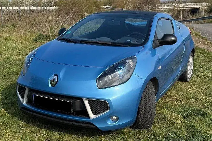 Gebraucht Renault Wind Dynamique 101 PS (74 kW) 2010 Blau Cabrio