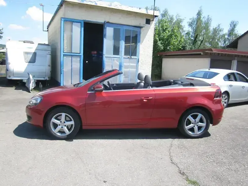 Gebraucht VW Golf Cabriolet 140 PS (102 kW) 2012 Sunsetred (metallic) Cabrio