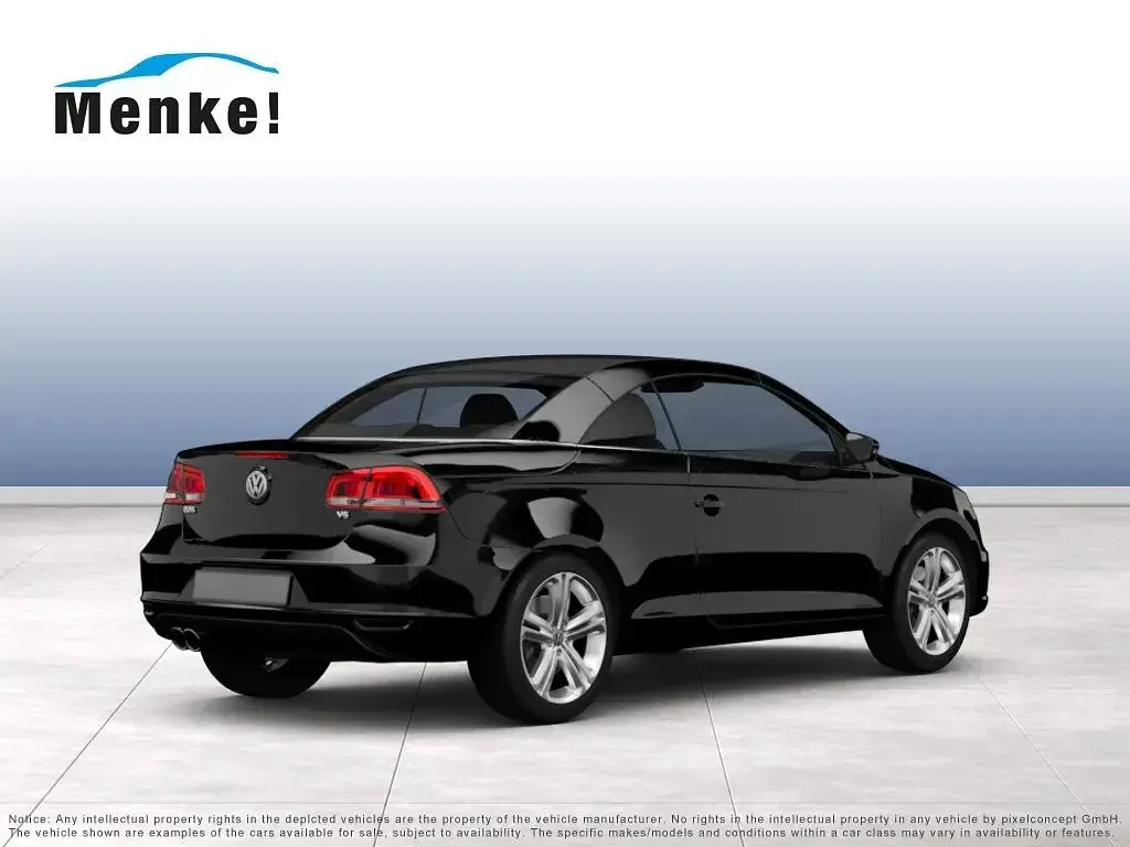Gebraucht VW Eos 160 PS (117 kW) 2012 Schwarz Cabrio