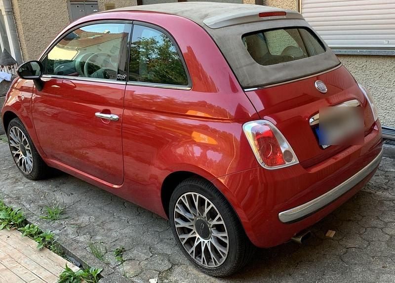 Rot Gebraucht 2009 Fiat 500 Cabrio | 5.490 € (Guter Preis) - Bild 1/4