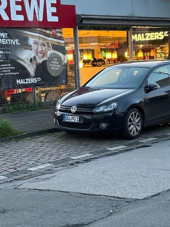 Schwarz Gebraucht 2009 VW Golf VI Highline Limousine | 3.800 € (Superpreis) - Bild 1/4