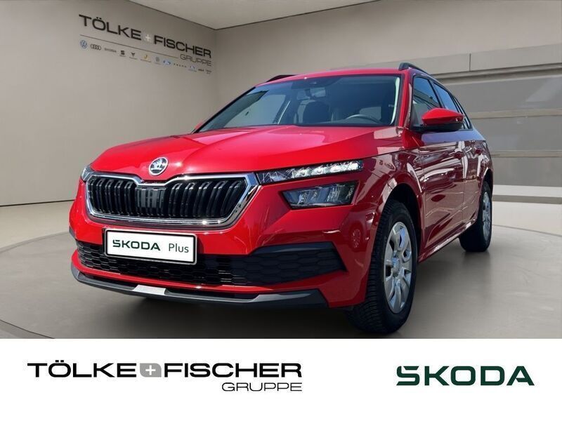 Rot Gebraucht 2020 Skoda Kamiq SUV | 16.298 € (Fairer Preis) - Bild 1/4