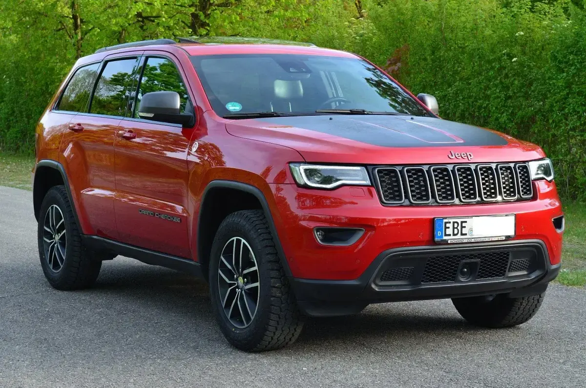 Gebraucht Jeep Grand Cherokee Trailhawk 250 PS (183 kW) 2017 Rot SUV