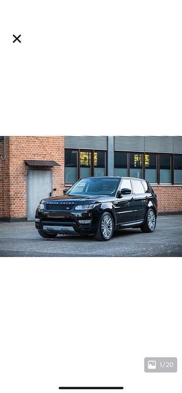 Schwarz Gebraucht 2016 Land Rover Range Rover Sport SUV | 26.500 € - Bild 1/4