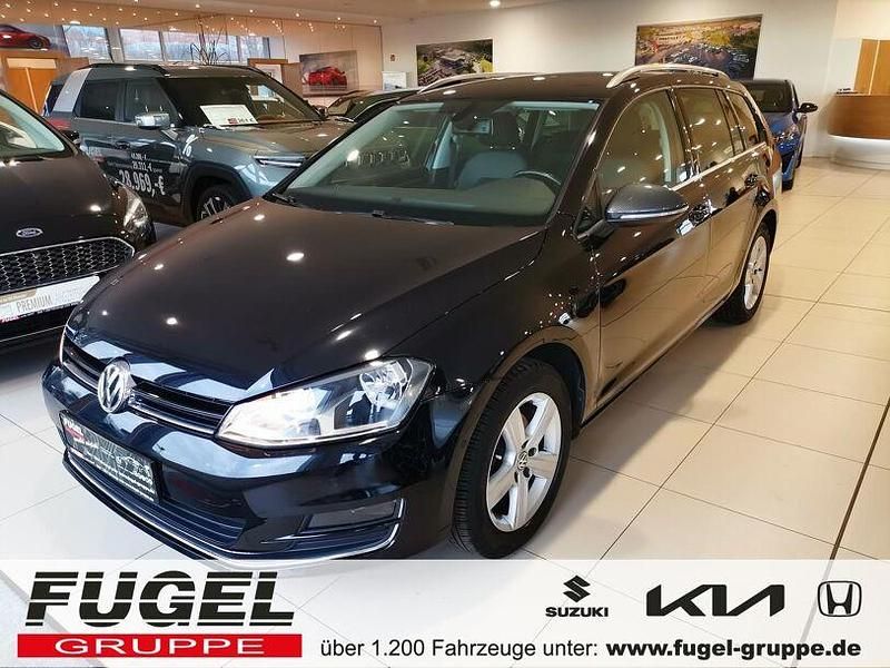 Deep black perleffekt Gebraucht 2014 VW Golf VII Highline Kombi | 12.995 € (Teuer) - Bild 1/4