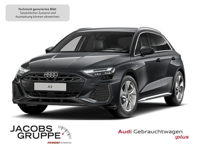 Daytonagrau perleffekt Gebraucht 2025 Audi A3 Sportback e-tron S-Line Kleinwagen | 40.739 € - Bild 1/4