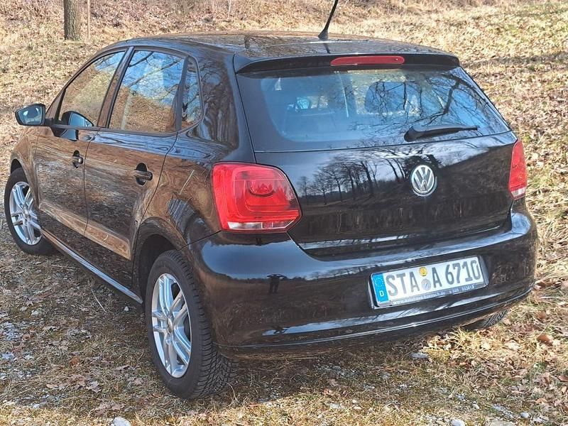 Gebraucht VW Polo Trendline 60 PS (44 kW) 2011 Schwarz Kleinwagen