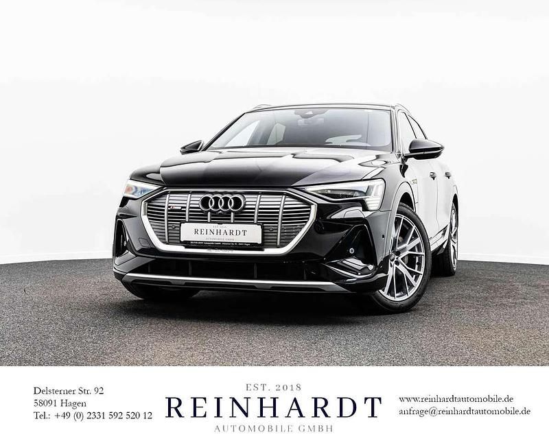 Mythosschwarz metallic Gebraucht 2022 Audi e-tron S-Line SUV | 34.735 € (Guter Preis) - Bild 1/1