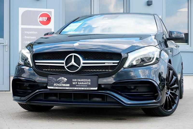 Schwarz Gebraucht 2016 Mercedes A45 AMG AMG Limousine | 25.140 € (Guter Preis) - Bild 1/4