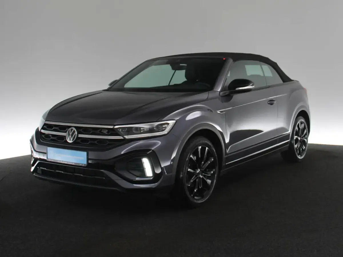 Gebraucht VW T-Roc Cabriolet R-line 150 PS (110 kW) 2022 Rauchgrau metallic (metallic) Cabrio