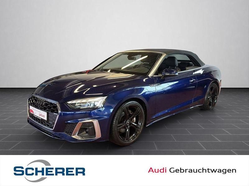 Gebraucht Audi A5 Cabriolet S-Line 204 PS (150 kW) 2021 Navarrablau metallic/verdeck s Cabrio