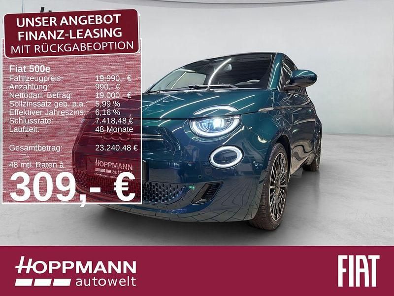 Grün Gebraucht 2022 Fiat 500e Limousine | 19.980 € (Etwas zu teuer) - Bild 1/4