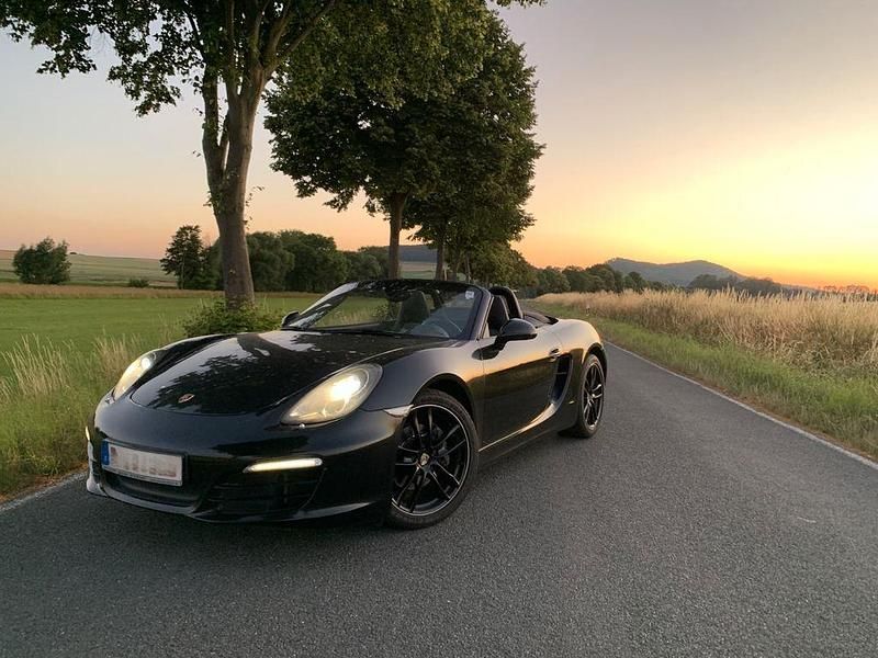 Schwarz Gebraucht 2012 Porsche Boxster Cabrio | 44.981 € (Teuer) - Bild 1/4