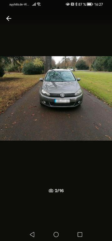 Gebraucht VW Golf VI Team 105 PS (77 kW) 2010 Grau Kleinwagen