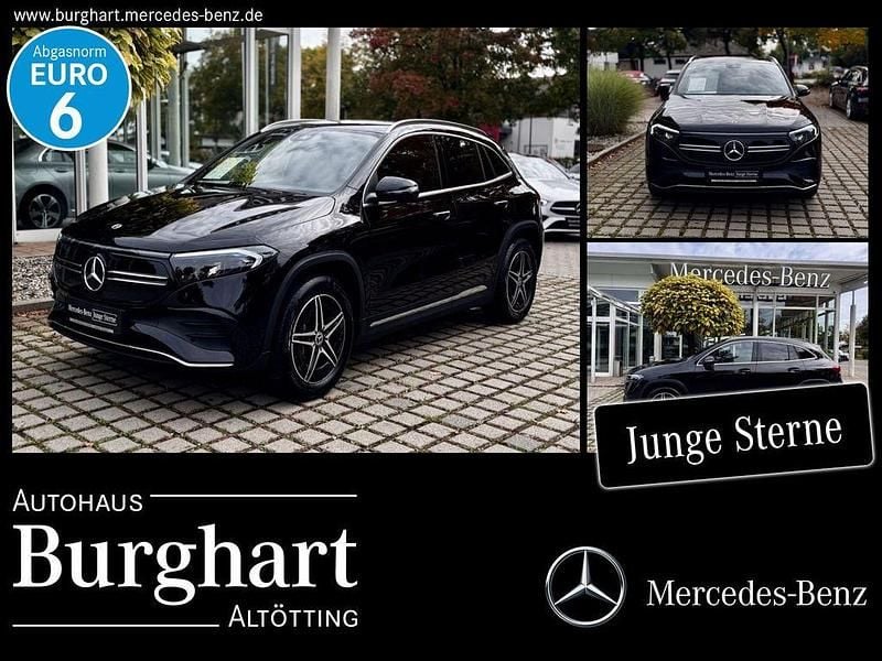 Lack kosmosschwarz Gebraucht 2024 Mercedes EQA300 AMG line SUV | 36.900 € (Fairer Preis) - Bild 1/4