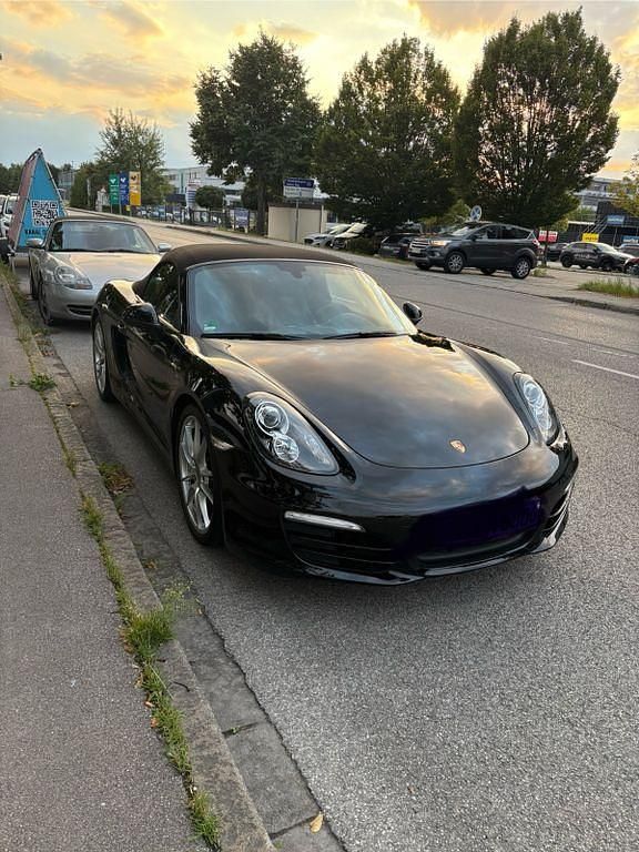 Schwarz Gebraucht 2013 Porsche Boxster Sport Cabrio | 44.981 € - Bild 1/4