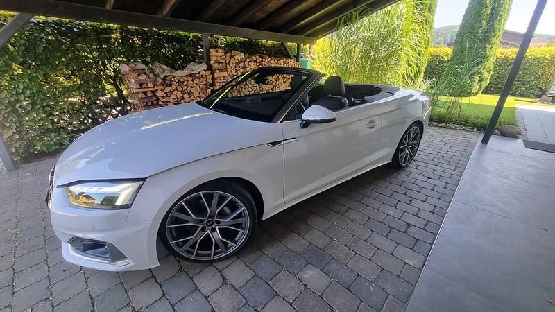 Weiß Gebraucht 2022 Audi A5 Cabriolet Advanced Cabrio | 39.900 € (Fairer Preis) - Bild 1/4