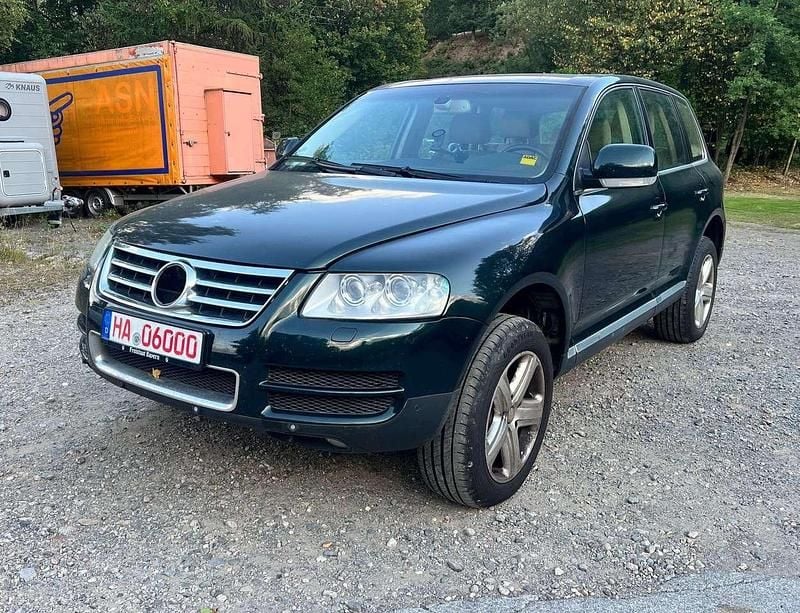 Grün Gebraucht 2005 VW Touareg SUV | 3.699 € (Guter Preis) - Bild 1/4