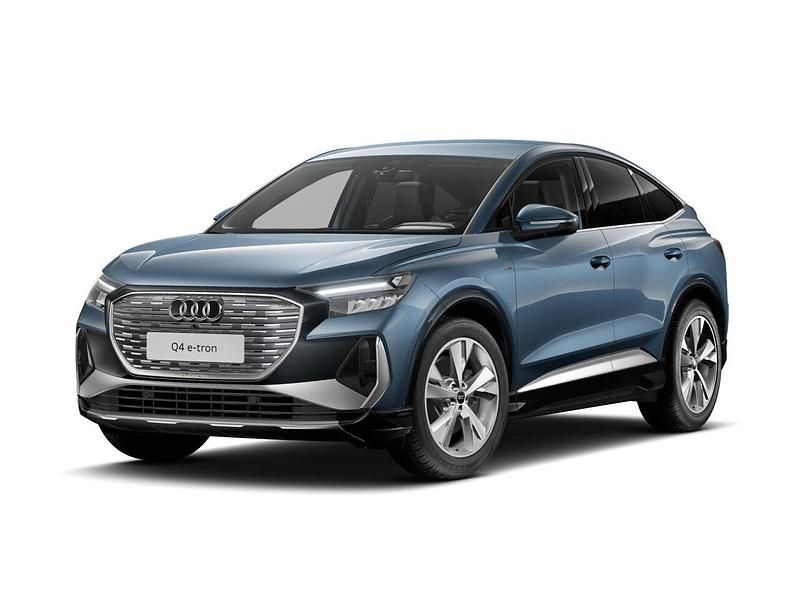 Geysirblau metallic (metallic) Gebraucht 2025 Audi Q4 Sportback e-tron Ambiente SUV | 43.990 € - Bild 1/4