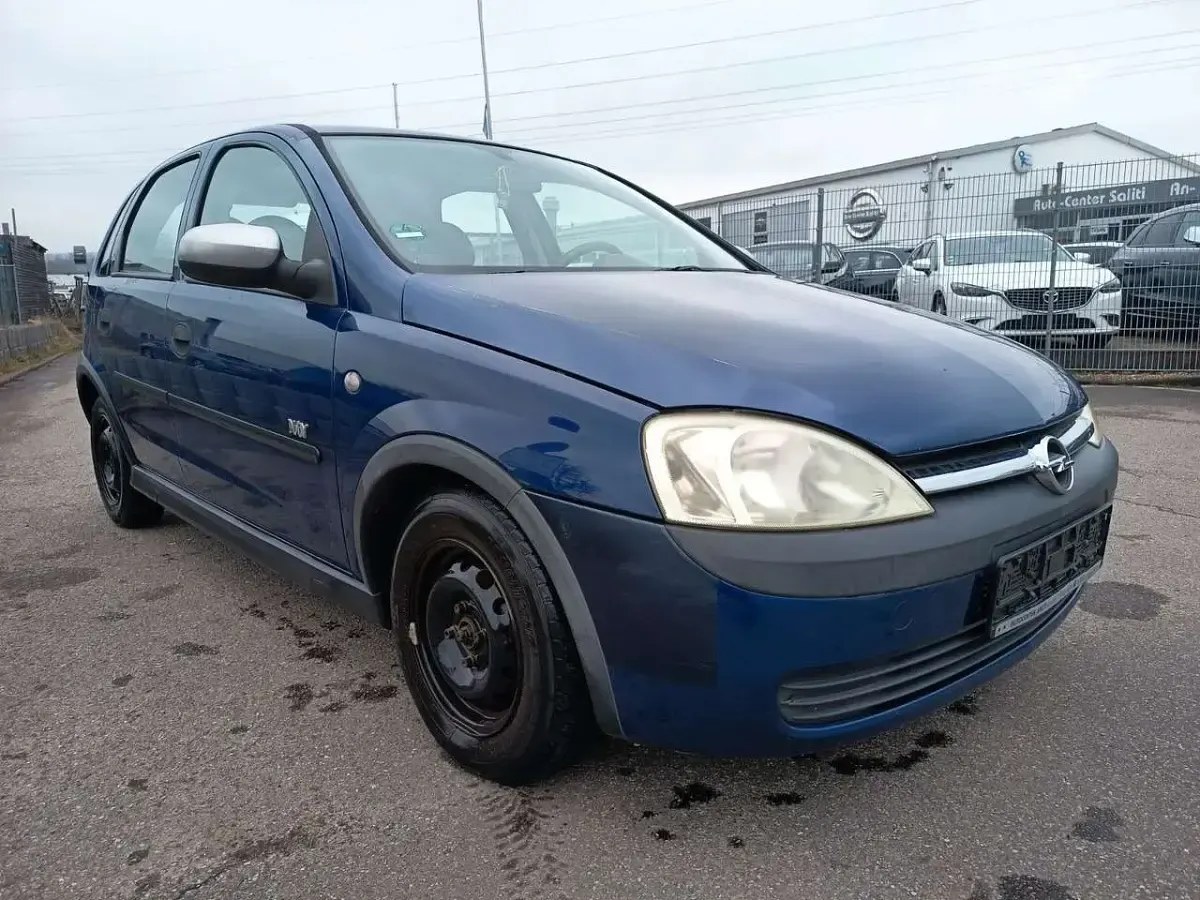 Gebraucht Opel Corsa 75 PS (55 kW) 2003 Blau Kleinwagen