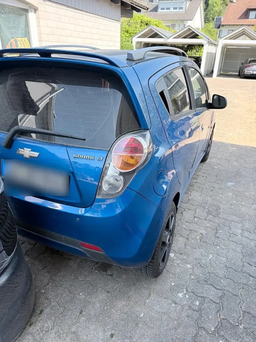 Gebraucht Chevrolet Spark LT 82 PS (60 kW) 2012 Blau Kleinwagen