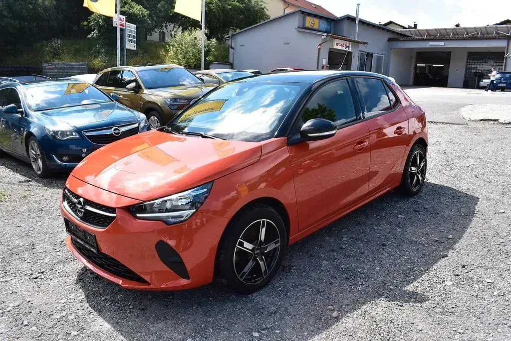 Gebraucht Opel Corsa-e Edition 100 kW (136 PS) 2022 Orange fizz/spicy orange Kleinwagen