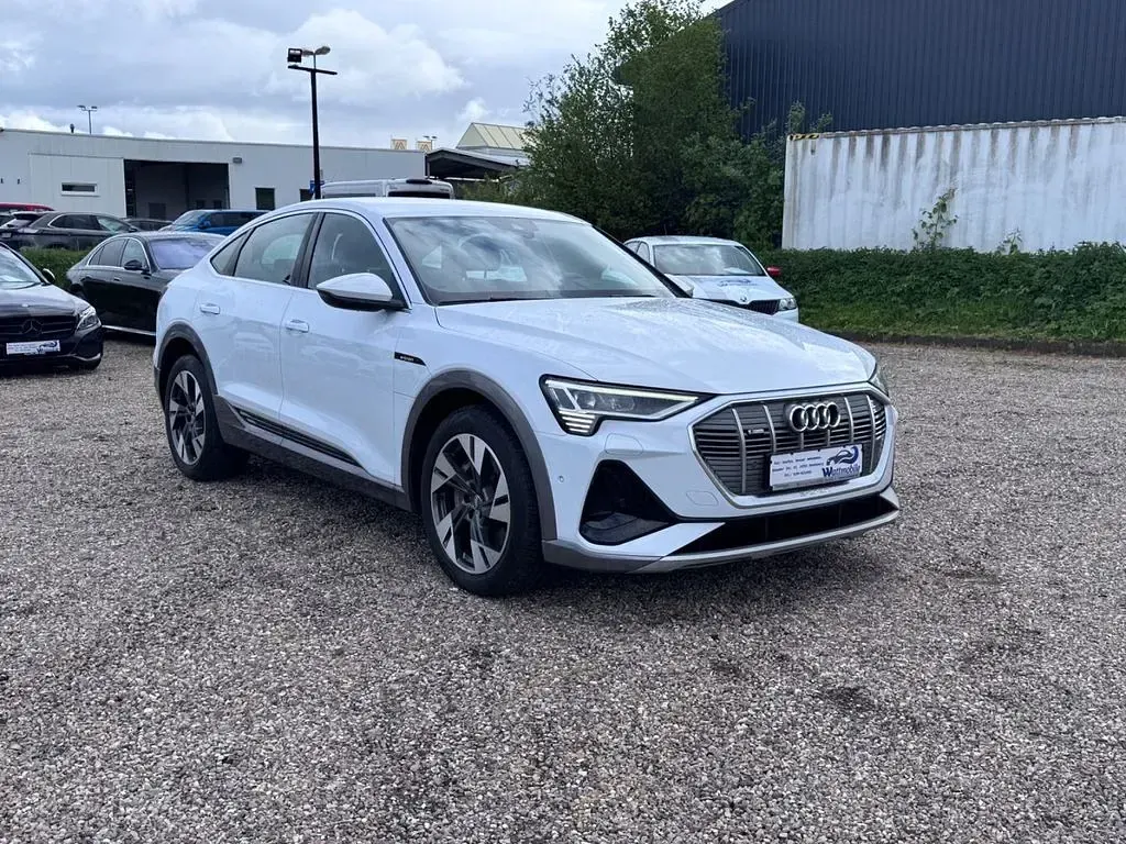 Brugt Audi e-tron Sportback S-Line 230 kW (313 HK) 2020 Hvid SUV