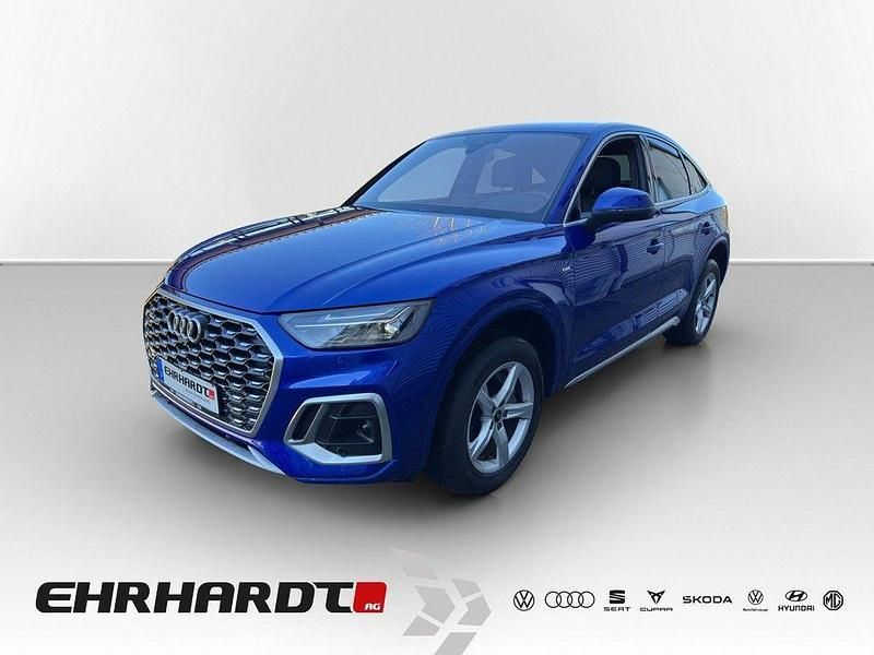 Ultrablau metallic Gebraucht 2023 Audi Q5 Sportback Business SUV | 52.489 € (Etwas zu teuer) - Bild 1/3