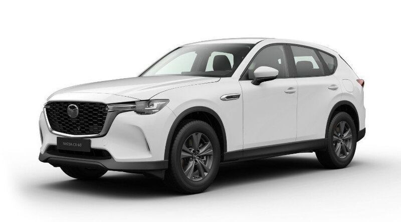 Arctic white Neu 2025 Mazda CX-60 Prime-Line SUV | 42.485 € (Superpreis) - Bild 1/4