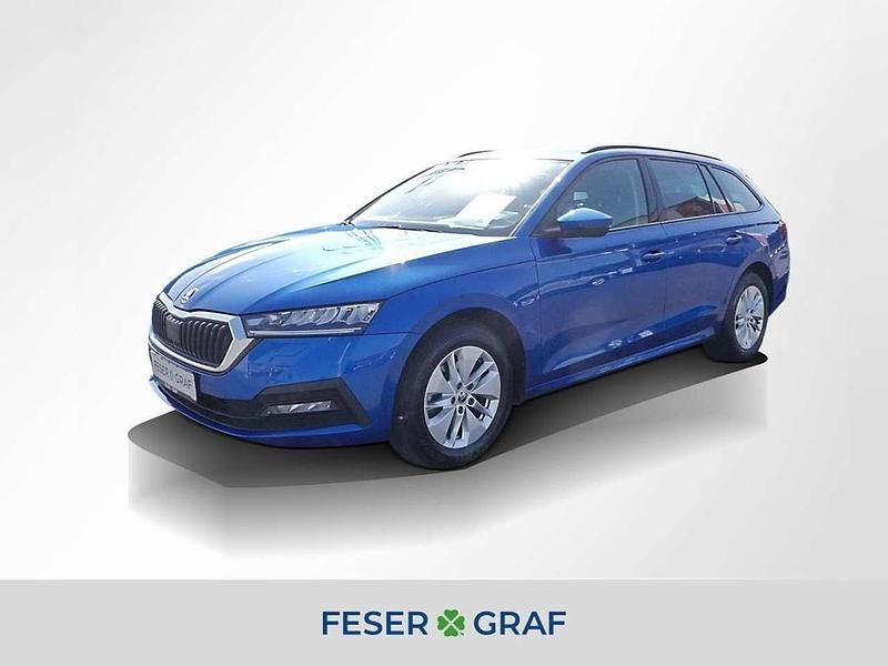 Raceblau metallic met. Gebraucht 2023 Skoda Octavia Ambition Kombi | 22.509 € (Guter Preis) - Bild 1/4