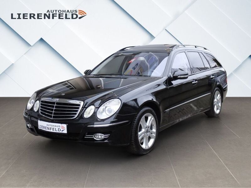 Schwarz Gebraucht 2007 Mercedes E500 Avantgarde Kombi | 14.990 € - Bild 1/4